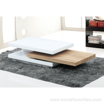 luxury modern white glass coffee tables